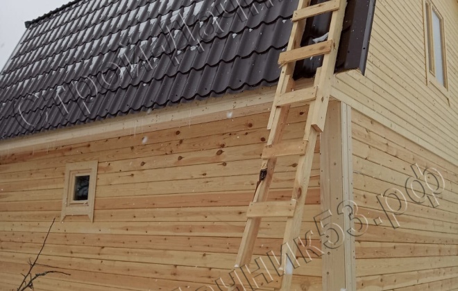 3 Брусовая баня Б-23, 6х6м, 63 М², Московская область, Можайский район, деревня Знаменки (9)